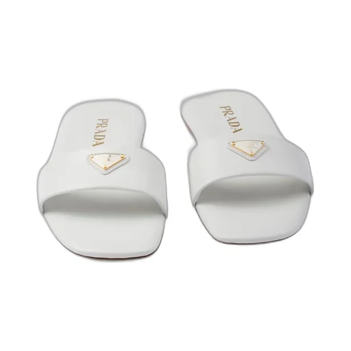 Leather slides