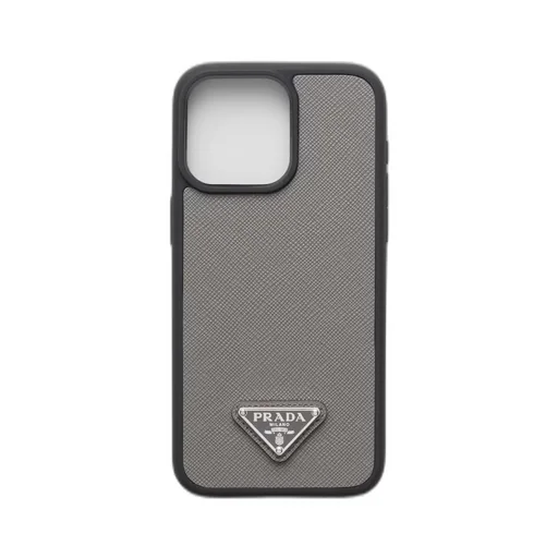 Saffiano leather cover for iPhone 15 Pro Max