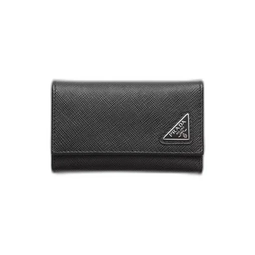 Saffiano leather key case