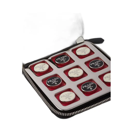 Saffiano leather Tic-Tac-Toe Set