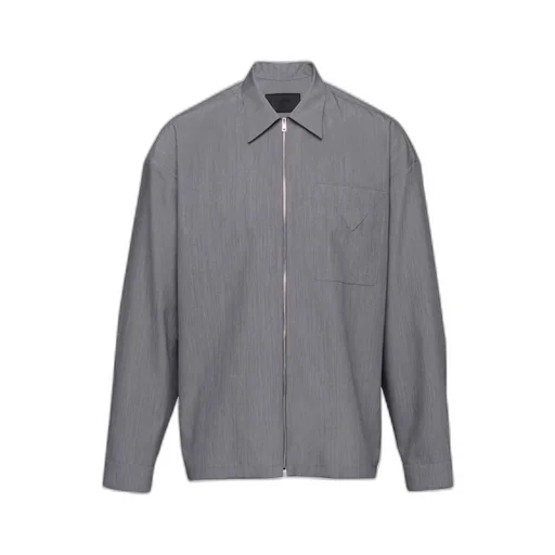 Wool and mohair shirt