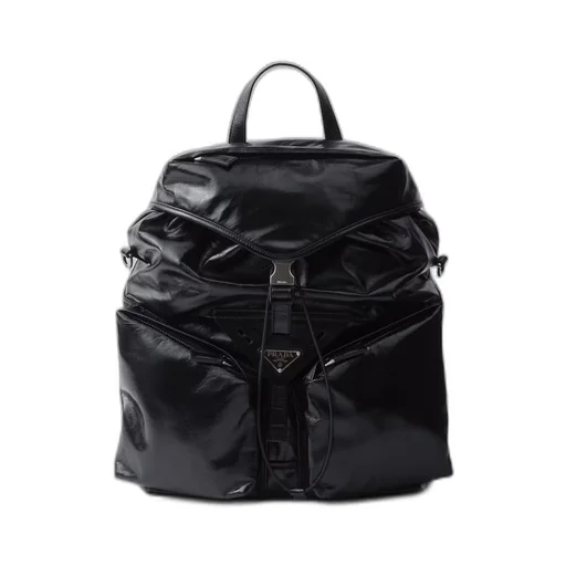 Leather backpack