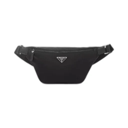 Re-Nylon and Saffiano leather belt bag