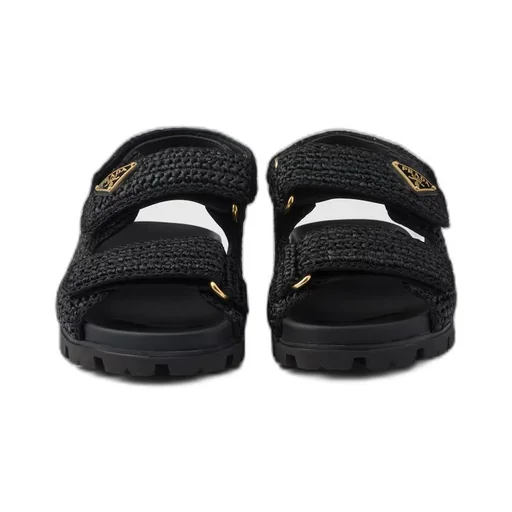 Crochet sandals
