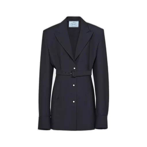 Single-breasted mohair jacket