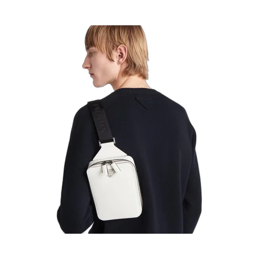 Prada Brique Saffiano leather bag