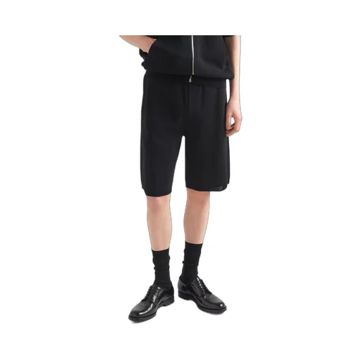 Cotton and viscose Bermudas