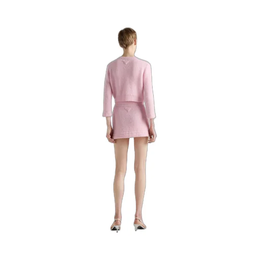 Cashmere miniskirt
