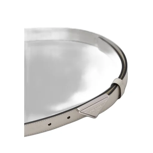 Saffiano leather belt