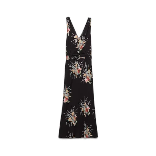 Printed sablé dress