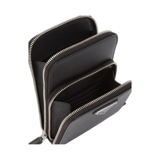 Saffiano leather smartphone case