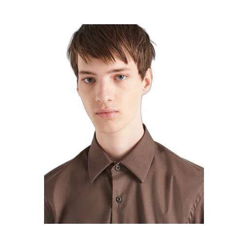 Stretch cotton shirt