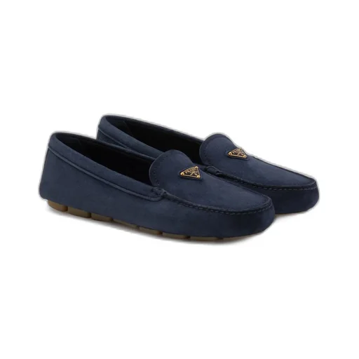 Suede driving loafers