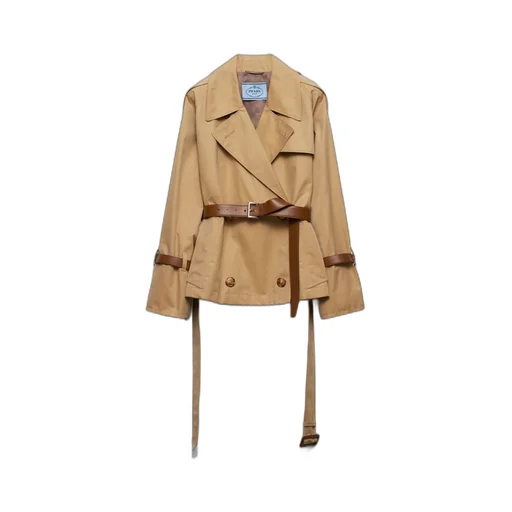 Cotton twill trench jacket
