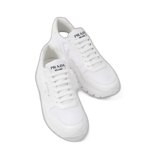 Prada Re-Nylon and brushed leather sneakers