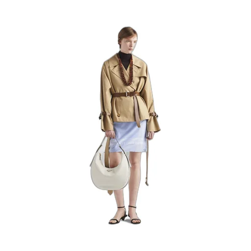 Prada Arqué large leather shoulder bag