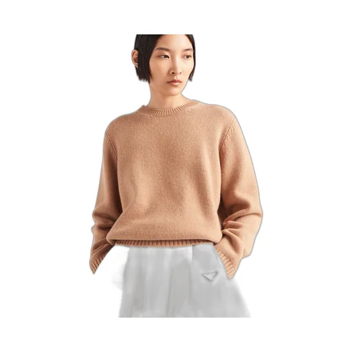 Wool and cashmere crew-neck sweater