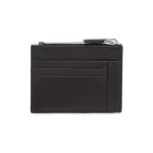 Saffiano leather card holder