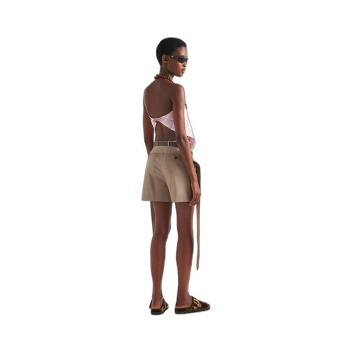Cotton twill Bermudas