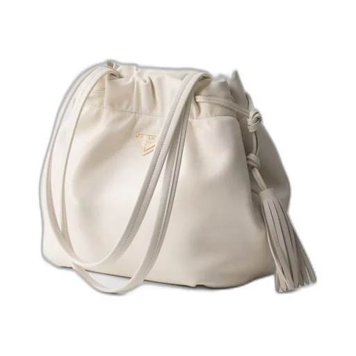 Nappa leather shoulder bag