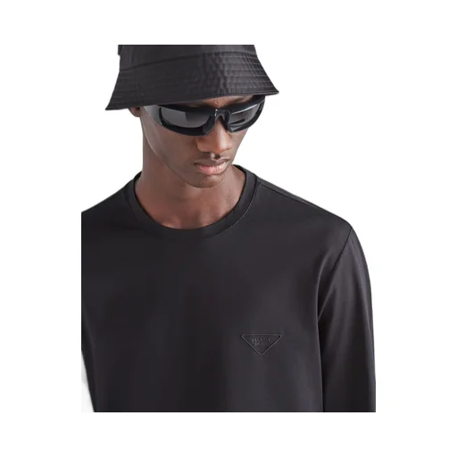 Stretch cotton T-shirt