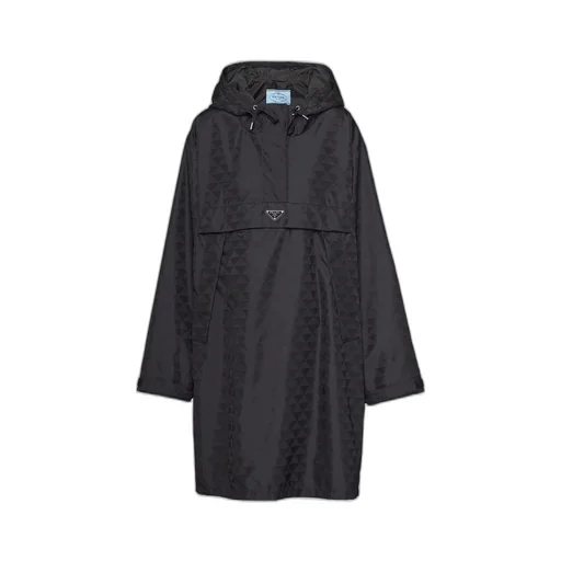 Printed Re-Nylon raincoat