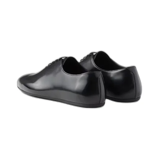 Brushed leather lace-ups