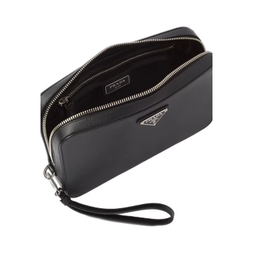 Saffiano Leather Clutch