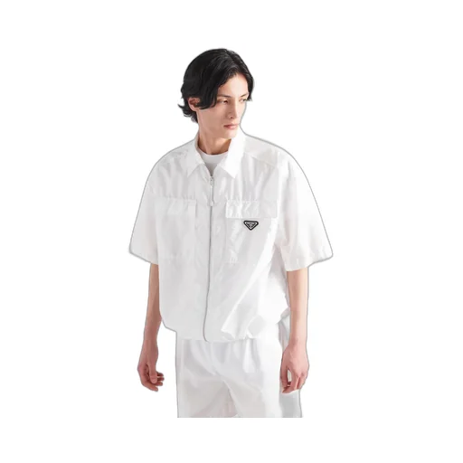 Short-sleeve light Re-Nylon shirt
