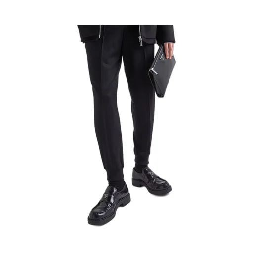 Wool joggers