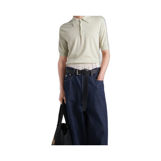 Cashmere polo shirt