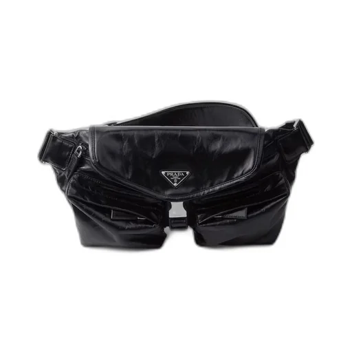 Leather shoulder bag