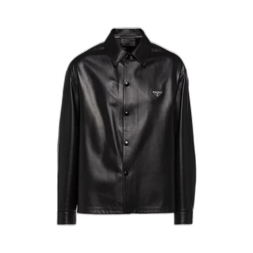 Nappa leather shirt