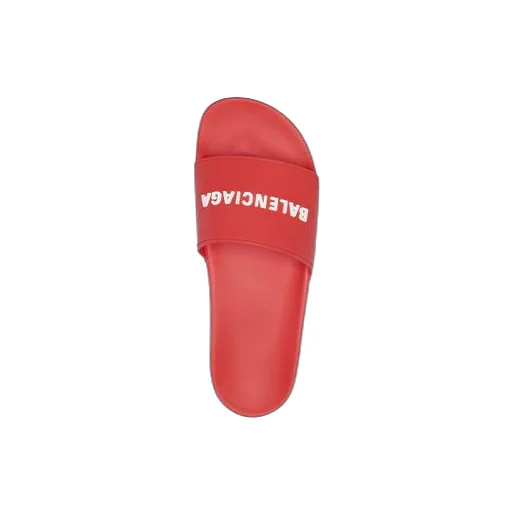 Pool Slide Red White