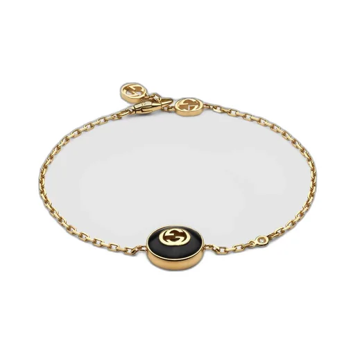 Gucci Interlocking 18k chain bracelet