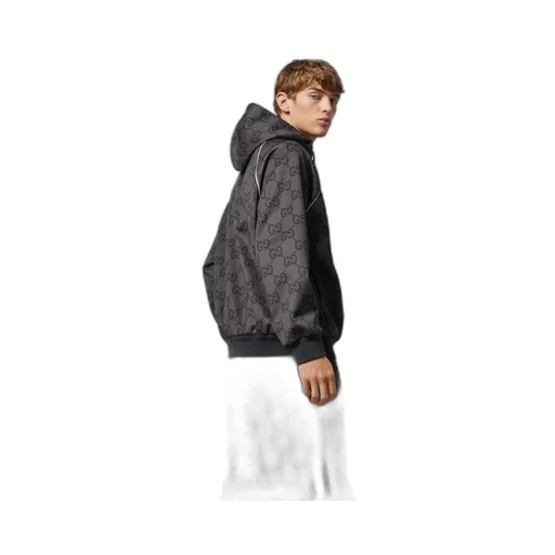 Jumbo GG zip jacket with Web