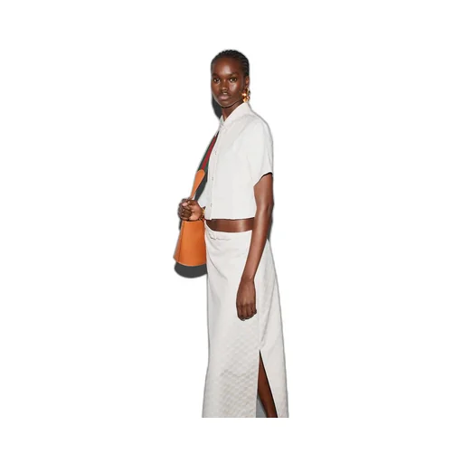 GG cotton gabardine shirt