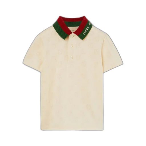 Children's GG jersey polo shirt