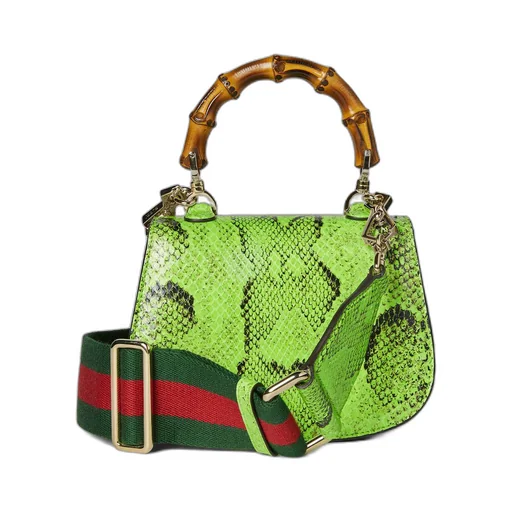 Gucci Bamboo 1947 mini python bag