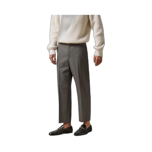 GG polyester trousers with Web label