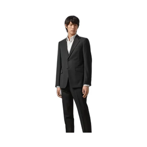 Slim fit wool mohair suit