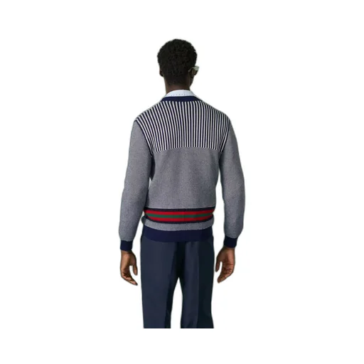 Cotton wool cardigan with GG