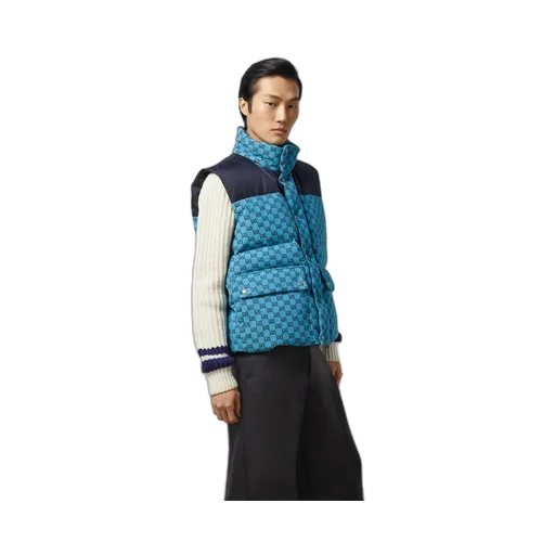 GG canvas down gilet