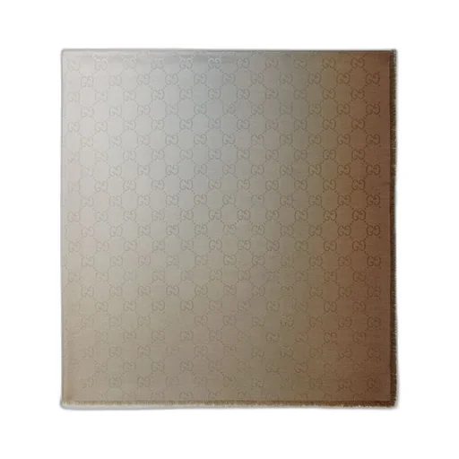 GG silk jacquard shawl