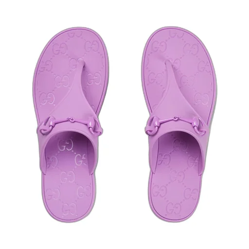 Women's thong sandal with Horsebit