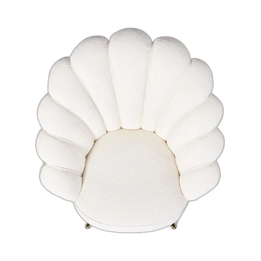 Bouclé armchair