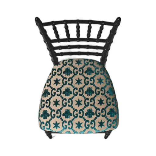 Chiavari chair with GG jacquard