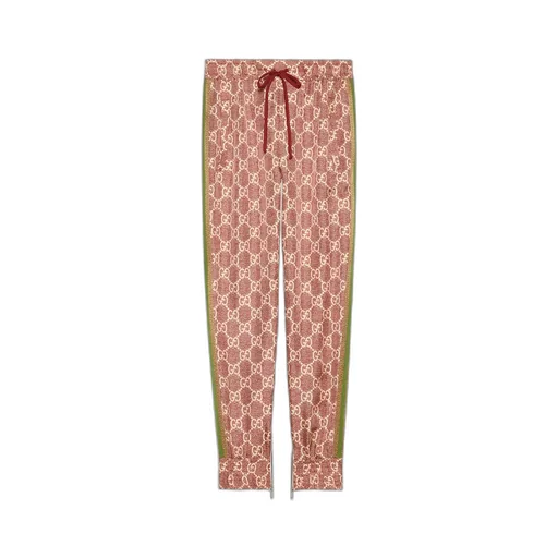 GG Supreme print silk trousers