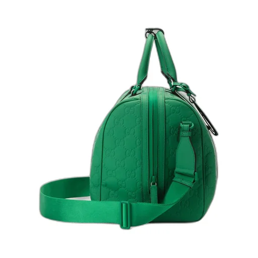 GG rubber-effect medium duffle bag