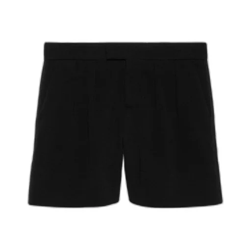 Wool jersey short